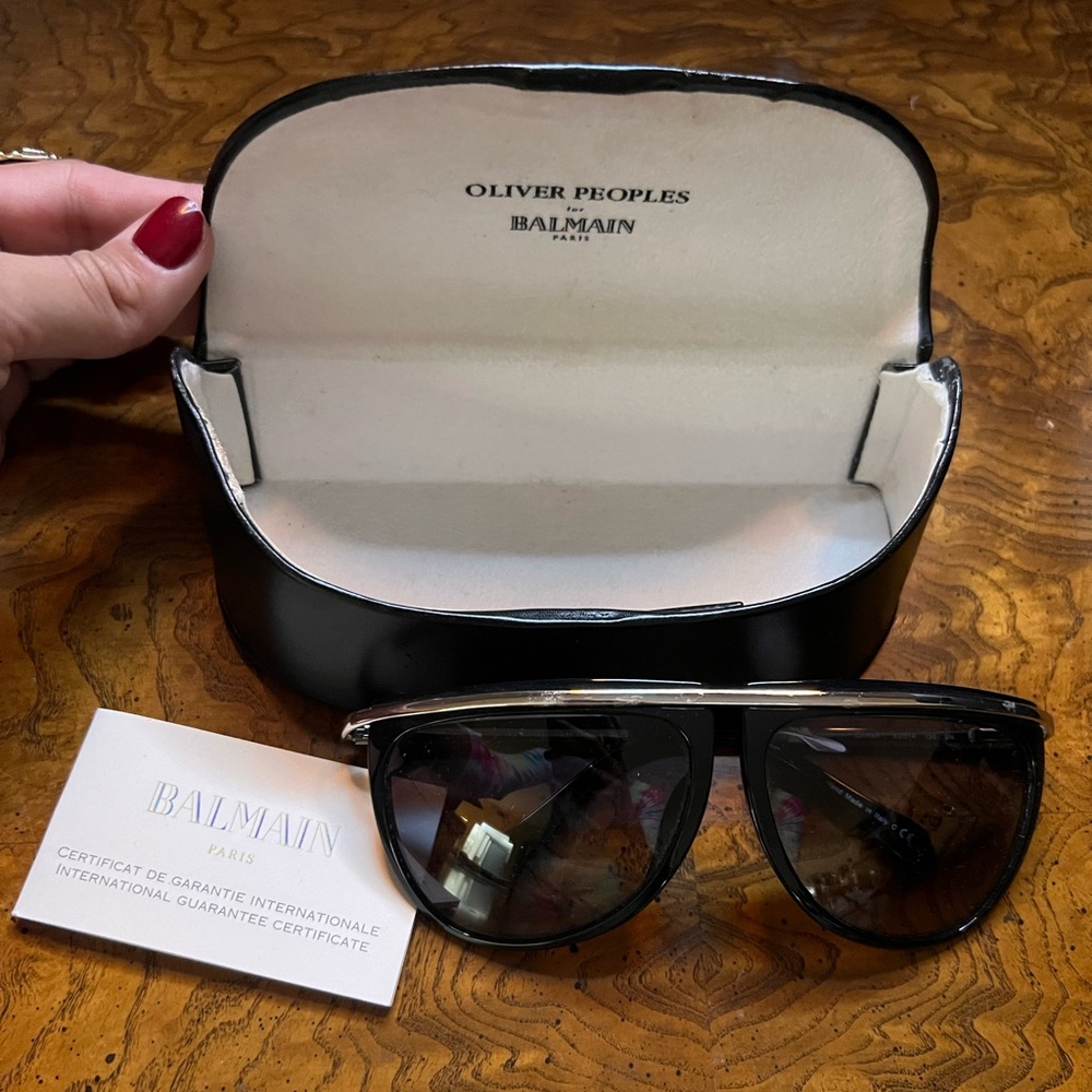 Rare Vintage Limited Edition Oliver Peoples for Balmain sunglasses from 2010! - Picture 2 of 6